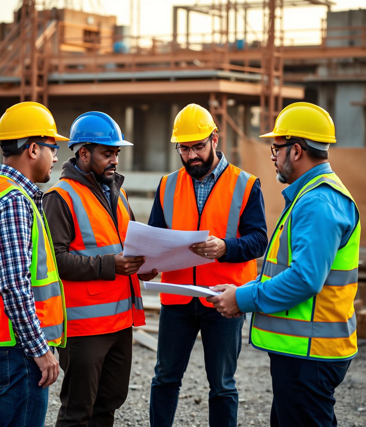 On site with the crew